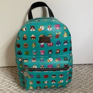 NWT Animal Crossing Backpack Faux Leather Official Licensed Nintendo Bioworld